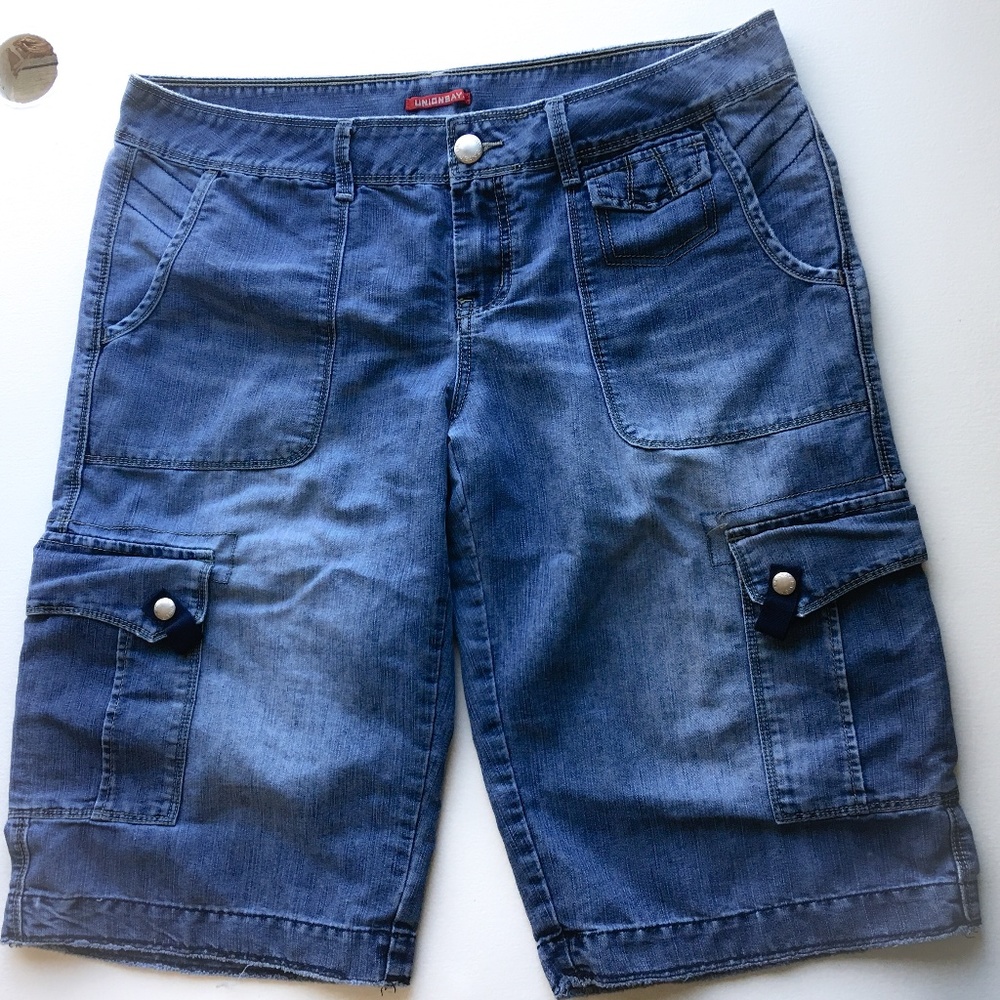 UNIONBAY Medium Rise Bermuda Jean Shorts(Size 15)